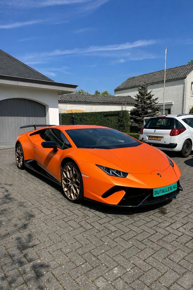 Lamborgini oranje