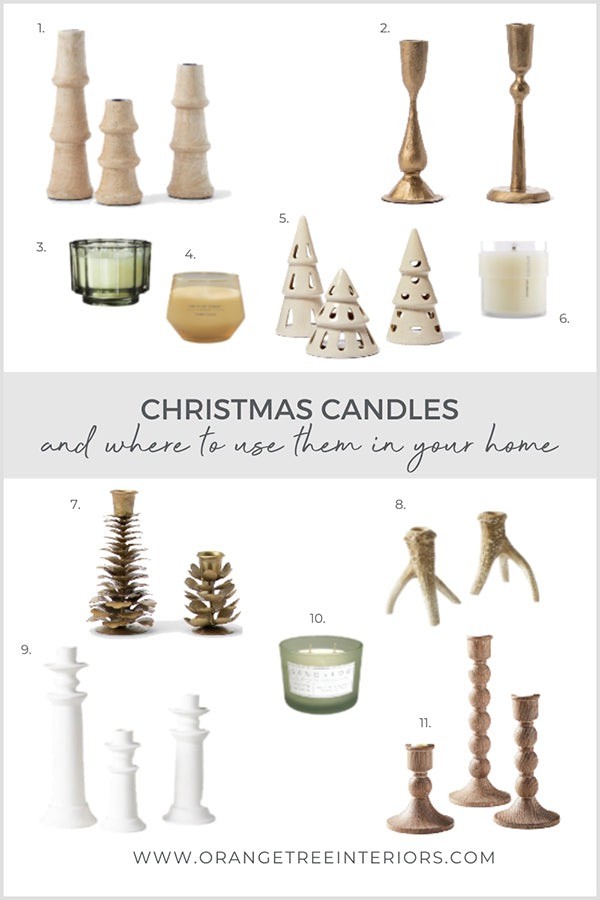 Christmas Candle Decor 2022