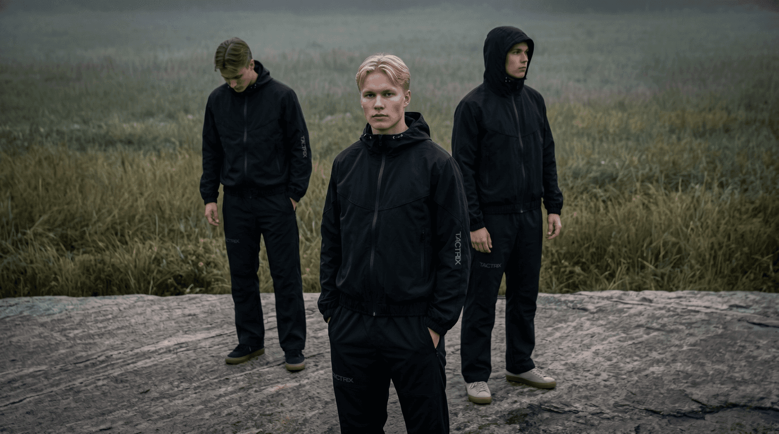 TACTRIX tactical clothing collection worn outdoors by group