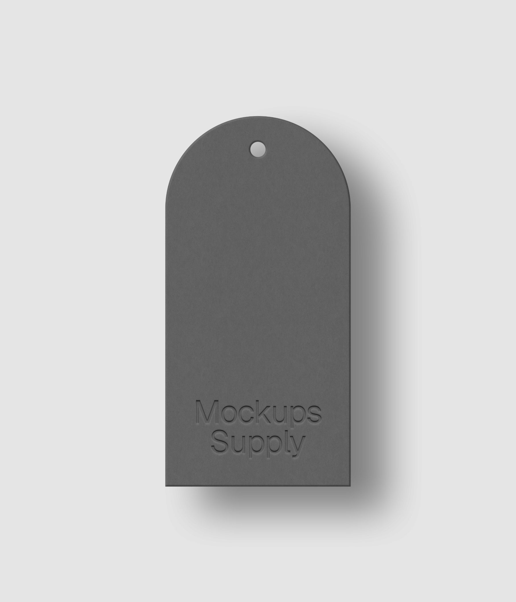 Arch label tag mockup download