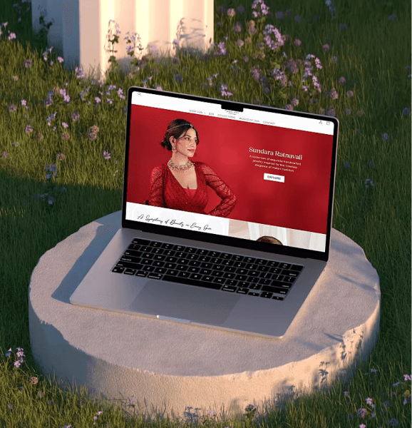 "Jiva Jewellery Instagram post showcasing traditional earrings with intricate detailing, blending floral and circular motifs adorned with gemstones. The caption emphasizes the timeless elegance and generational artistry behind the handcrafted design, symbolizing grace and grandeur."