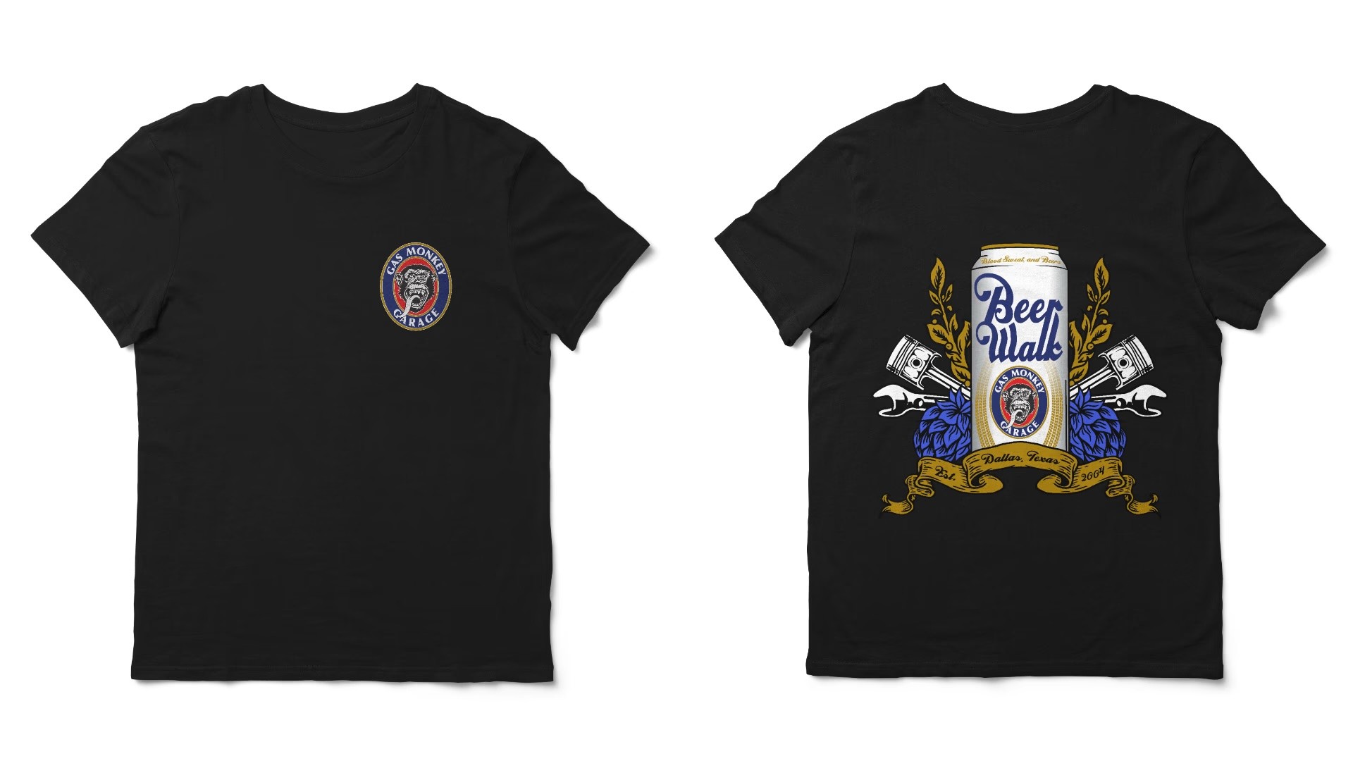 Gas Monkey Garage Shirt Mockup