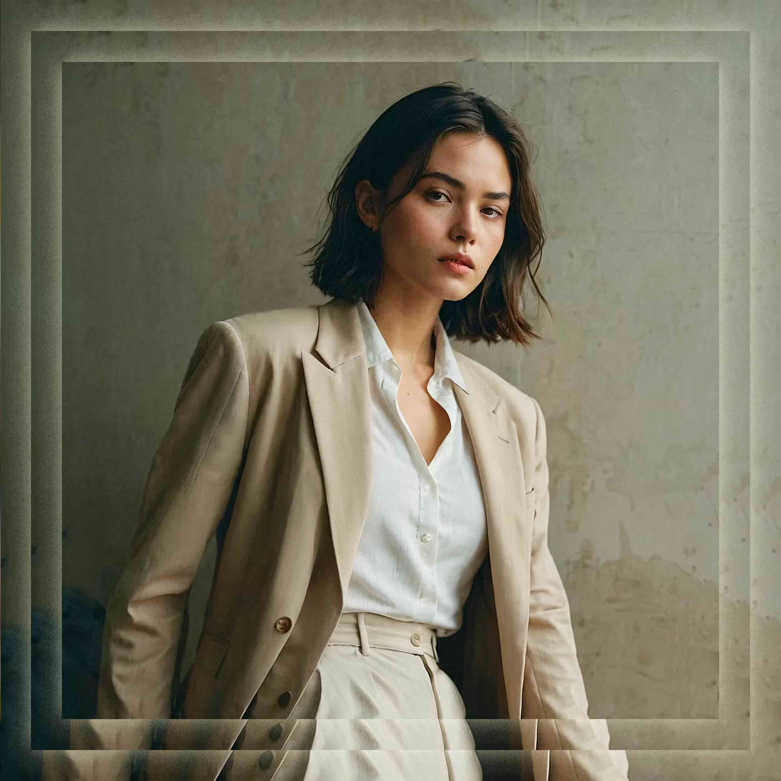 Small plant and moss growing on a rock