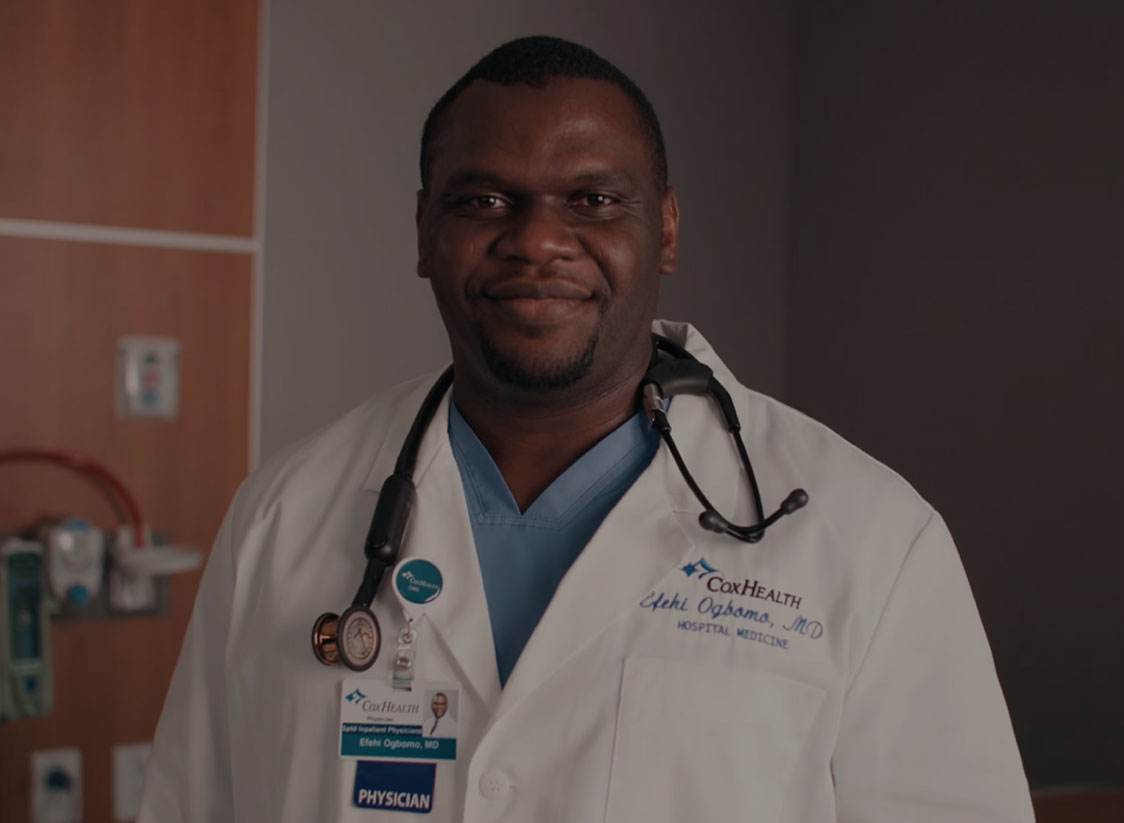 WTADS client CoxHealth Doctor portrait.