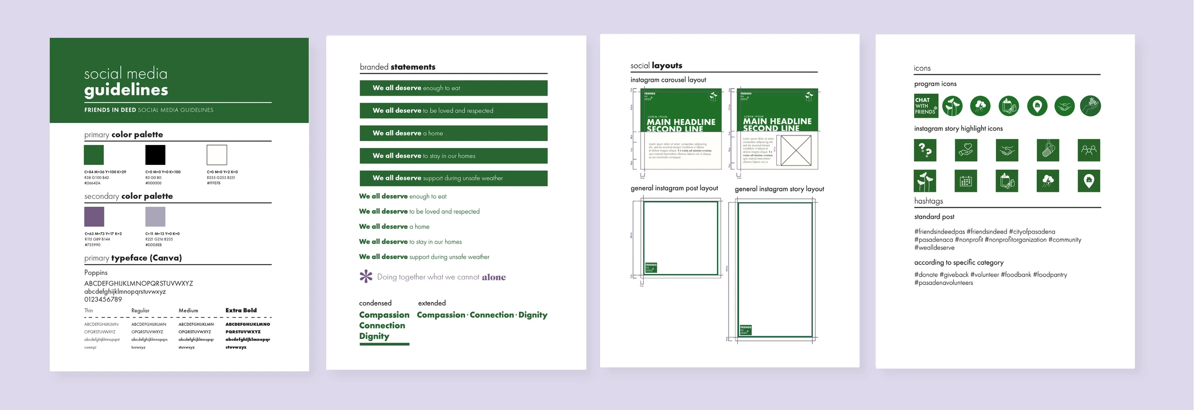 Friends In Deed Style Guides