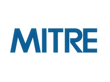 MITRE logo in bold blue text.