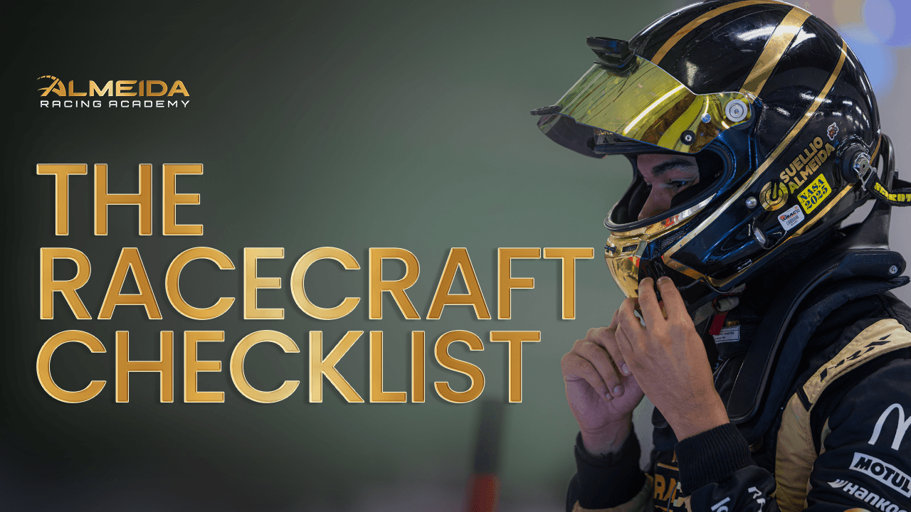 Suellio Almeida. IMSA Driver, North America Radical Racecar Champion, Founder of Almeida Racing Academy. Featuring the Course Almeida Racing Academy The Racecraft Checklist