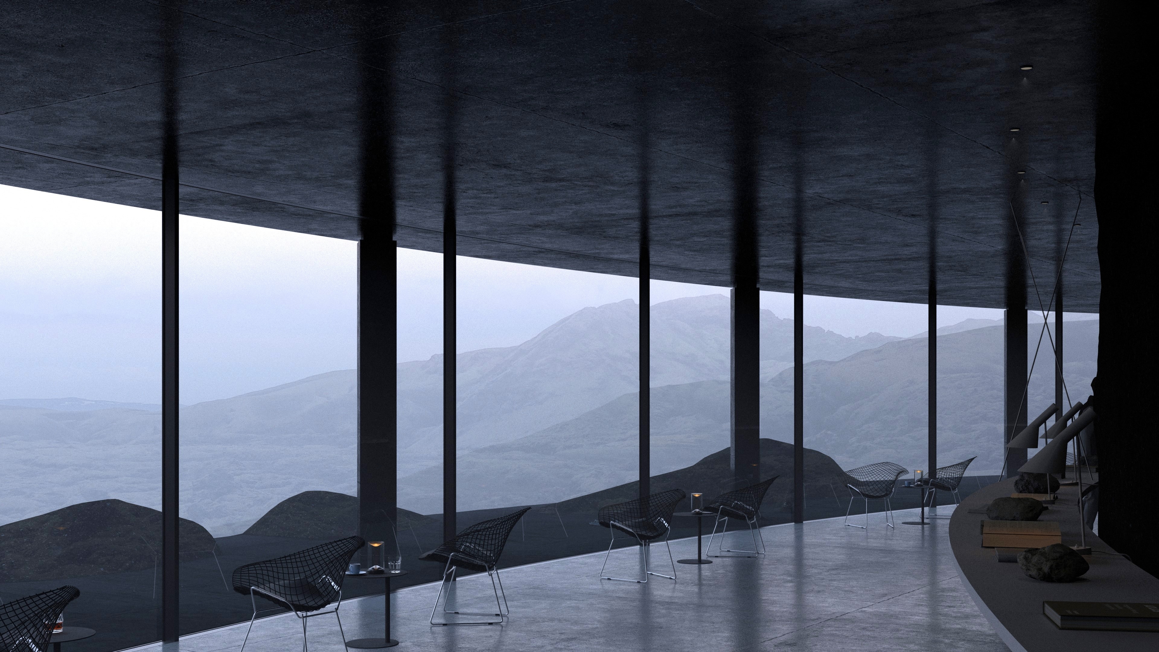 Lava field visitor center image exhibition