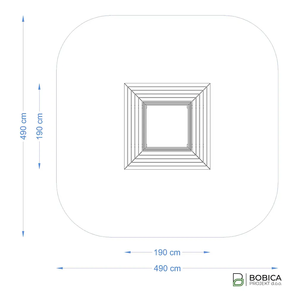 Urbana klupa - "Square Tree"