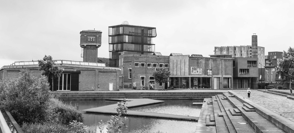 Foto van het kantoor van C4Real in de toren van De Museumfabriek, Enschede