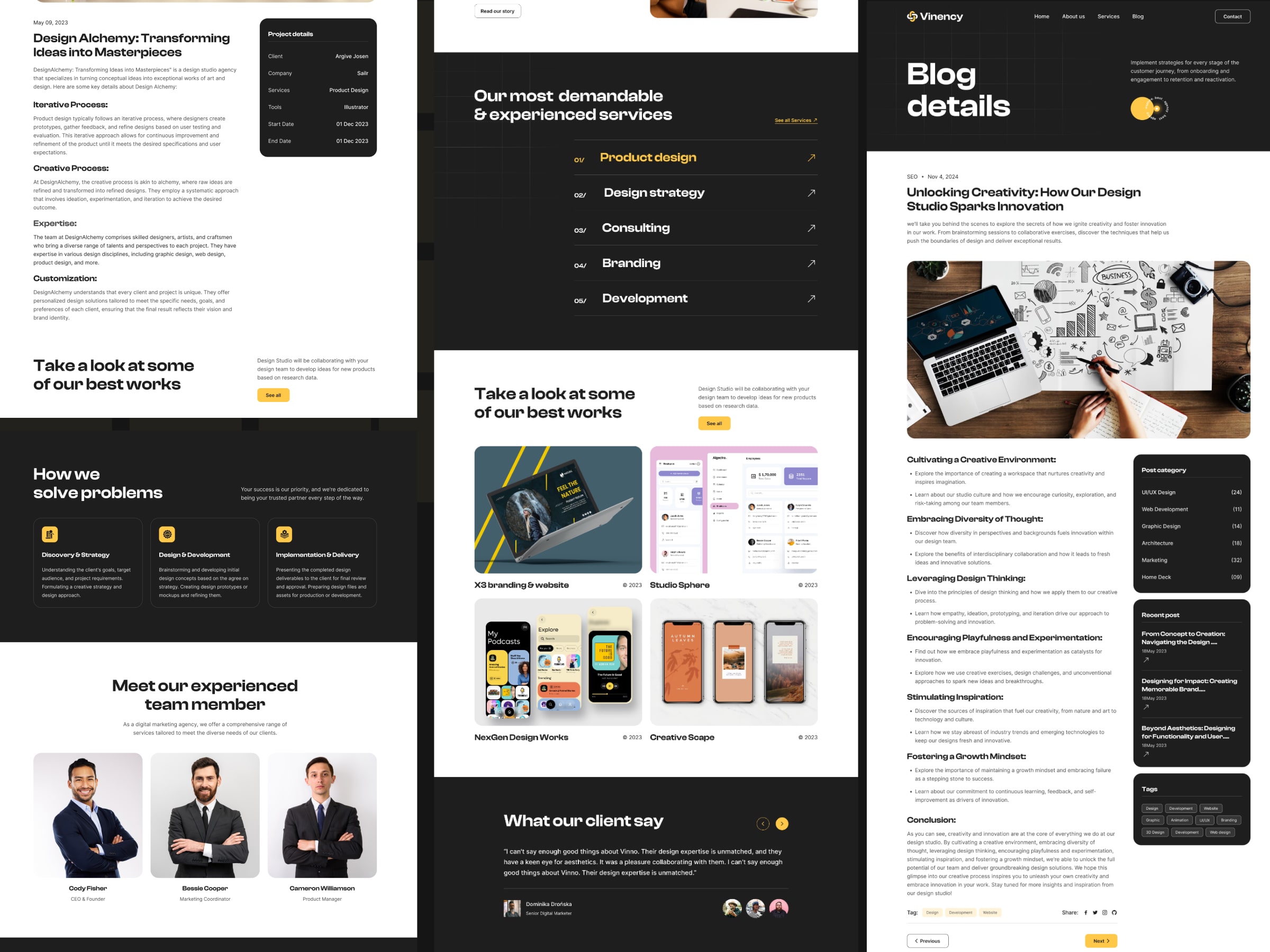 framer digital agency template