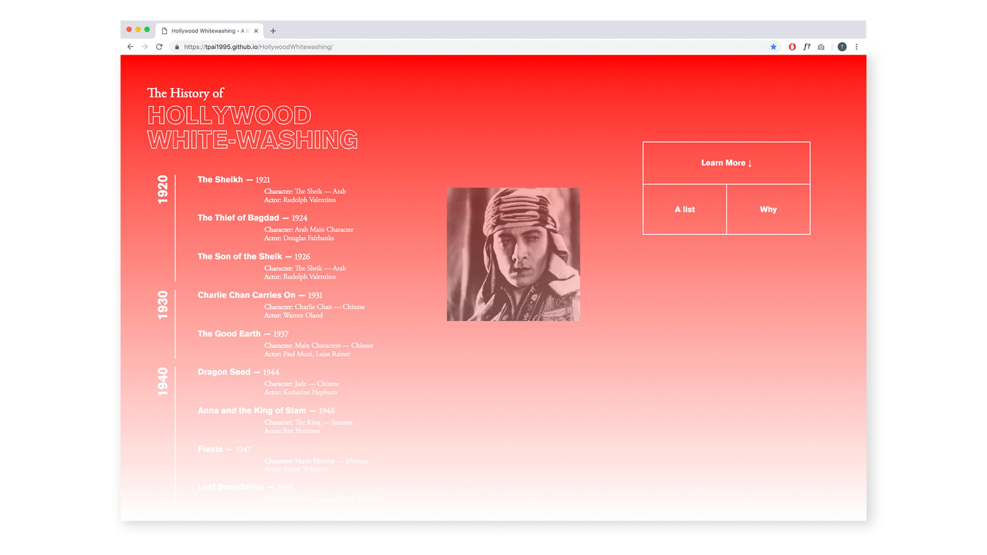 web design by Tiffany Pai