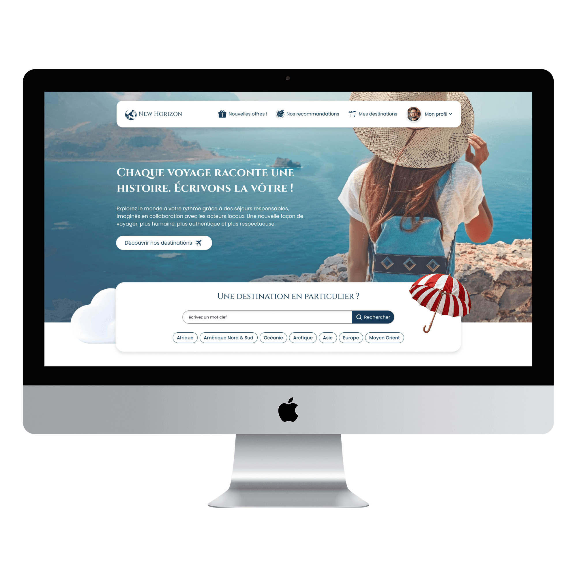 agence de voyage — mockup1