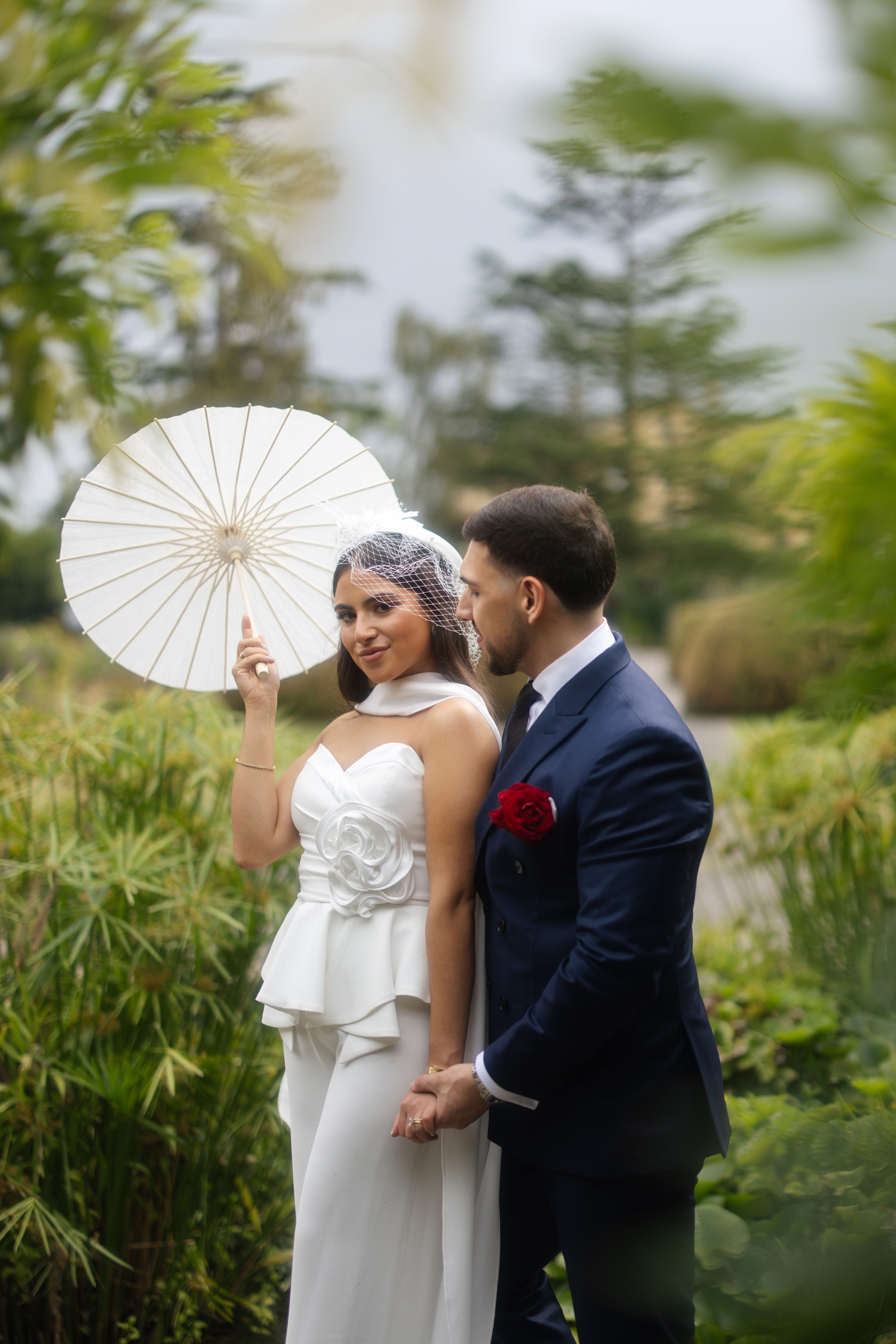 couple outdoor beautiful scenery