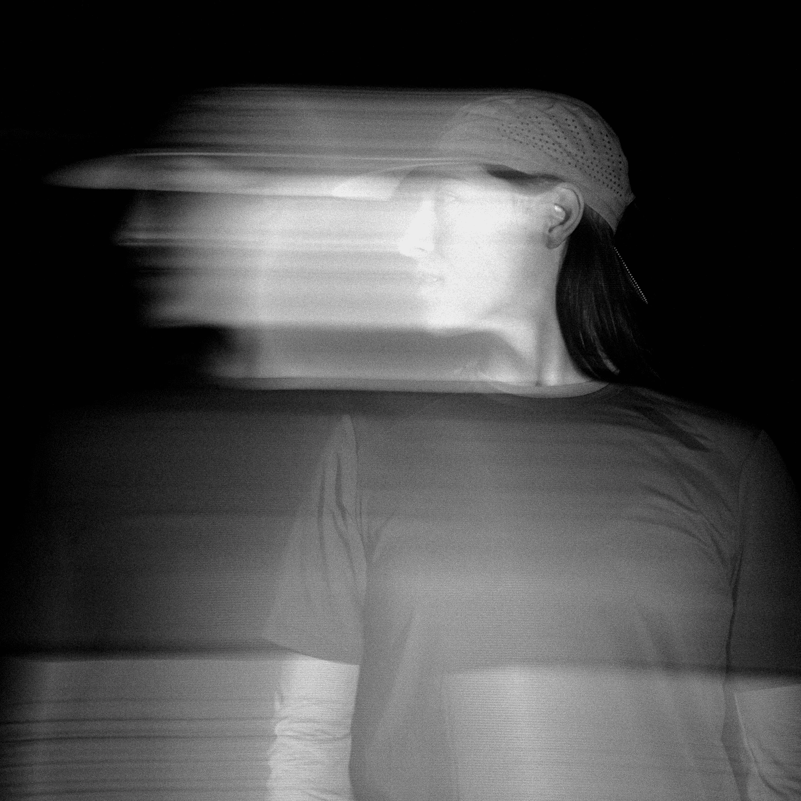 blurry portrait of a woman.