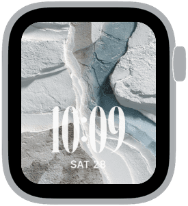 tidemark Apple Watch face preview 2 featuring abstract, gradient, summer, and spring.