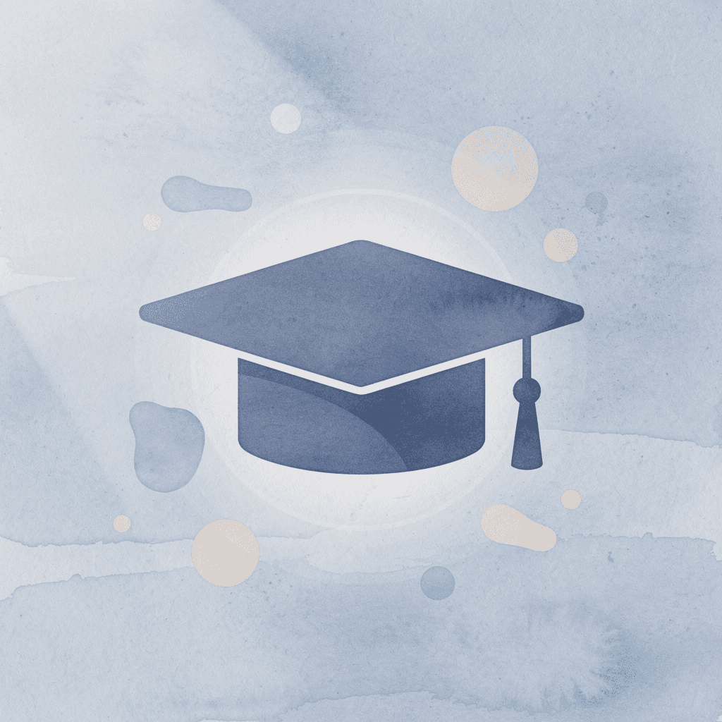 Graduation cap icon representing homeschooling success