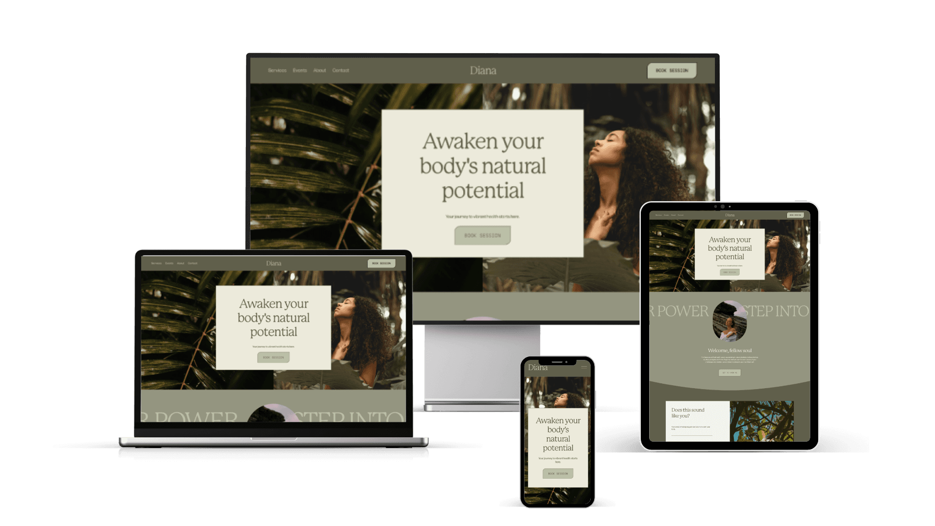 Cheerful woman at desk