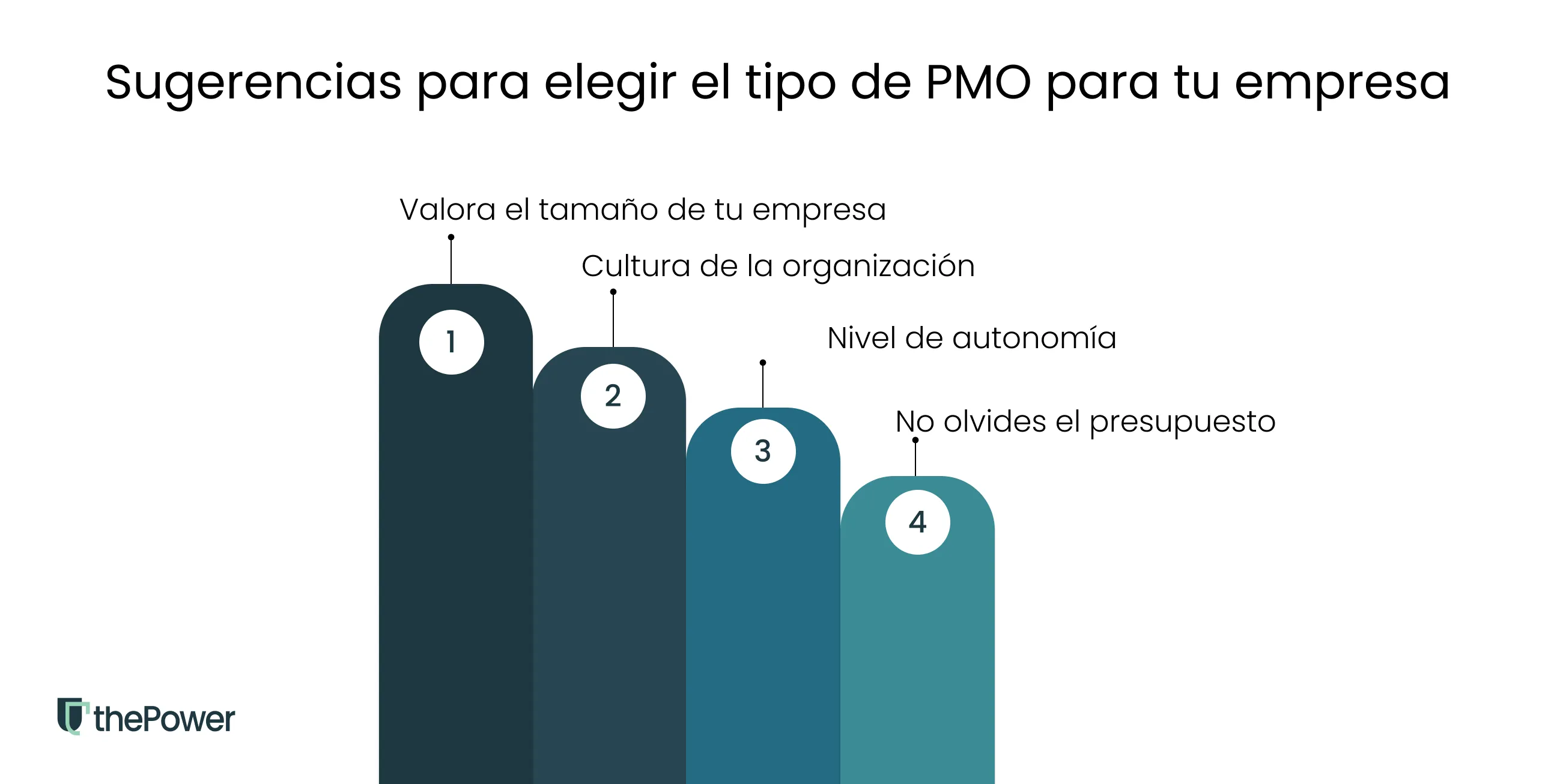 Sugerencias para elegir el tipo de PMO para tu empresa