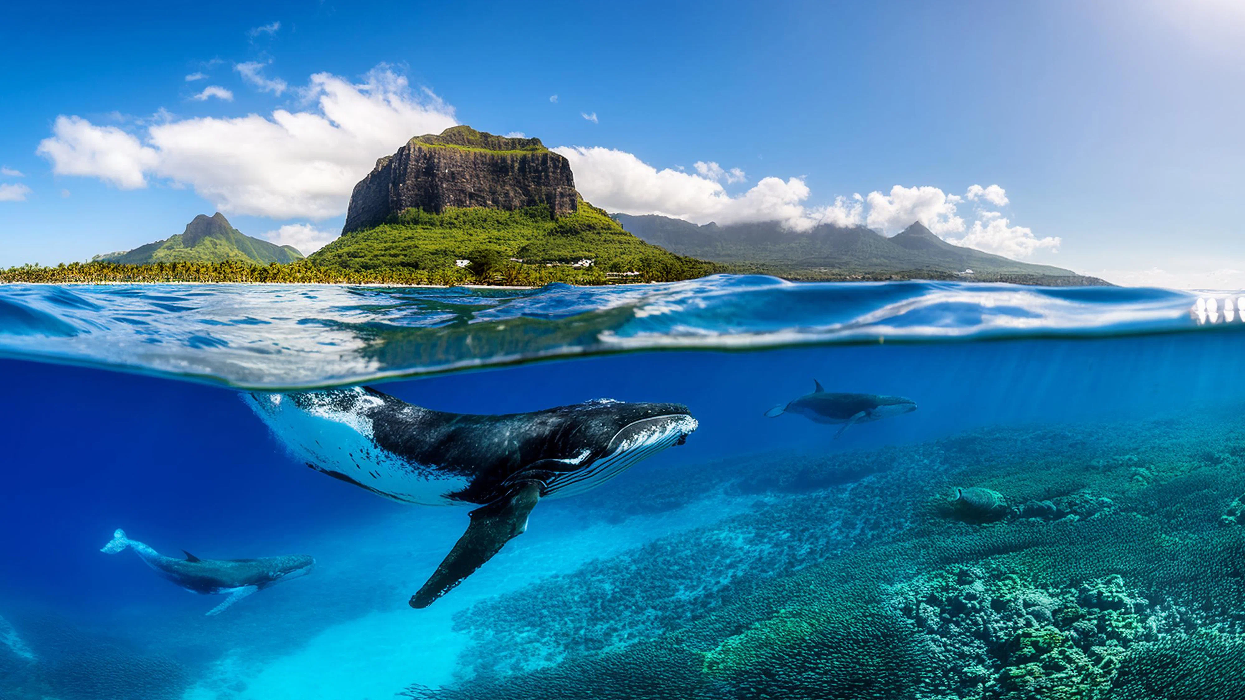 a view of a city with a large body of water in the background