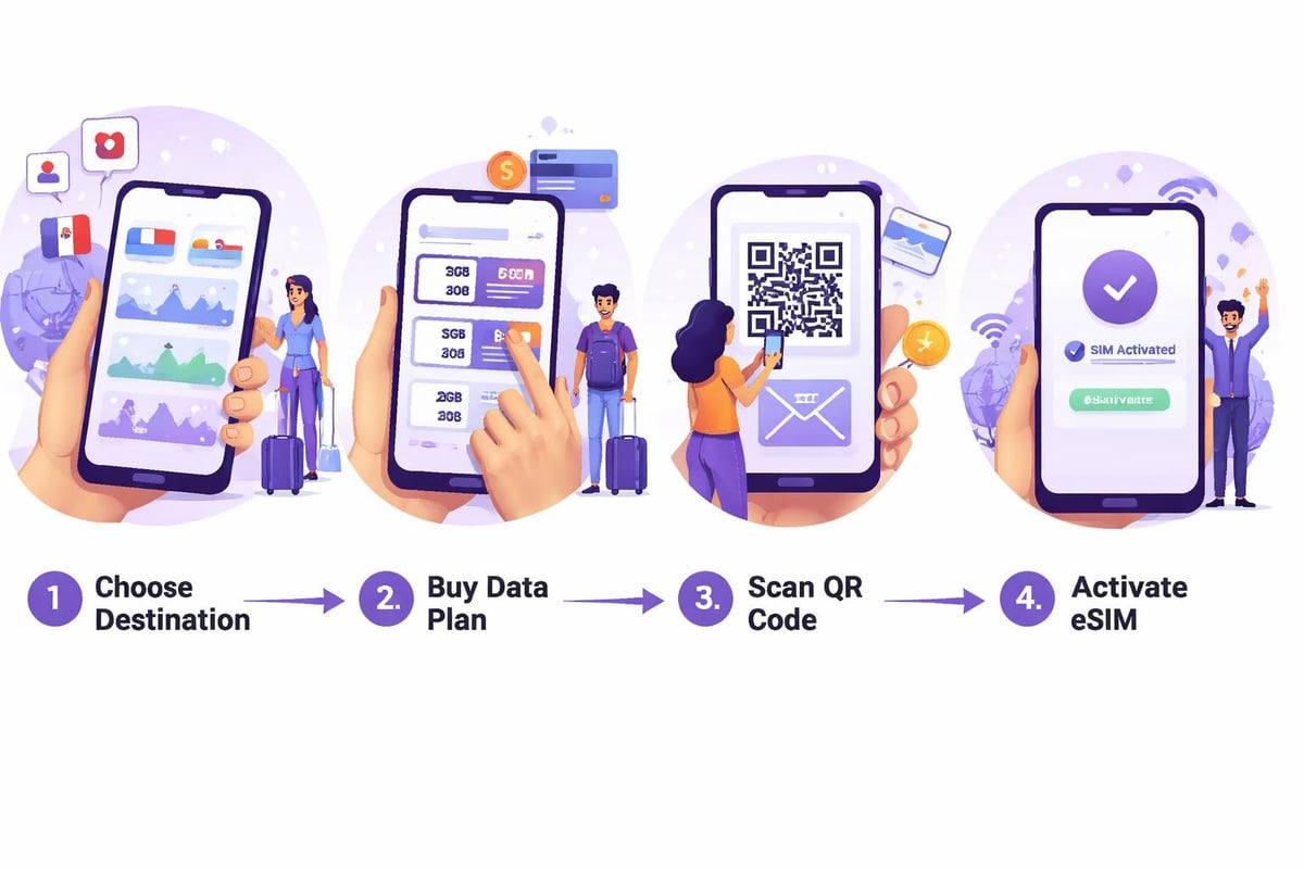ESIM installation process