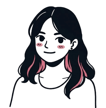 A young girl smiling