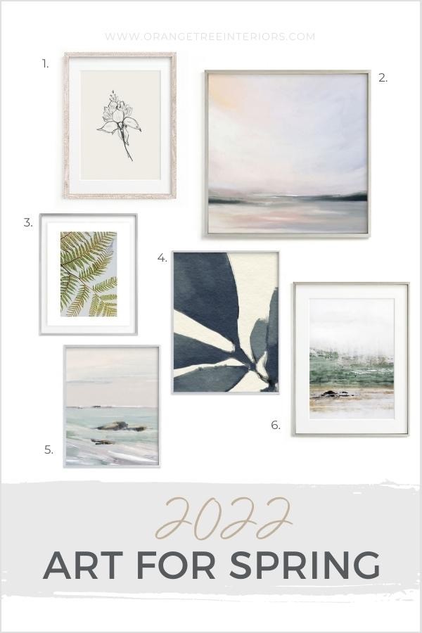 Decorating for Spring with Art 2022