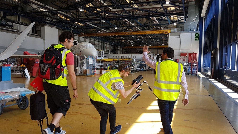 Behind-the-scenes of an industrial branding project showing collaboration and alignment