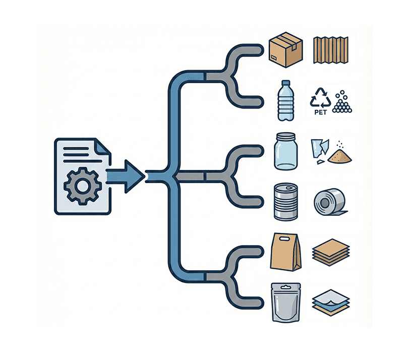 Illustration of scattered app icons symbolizing tool overload and lack of focus.