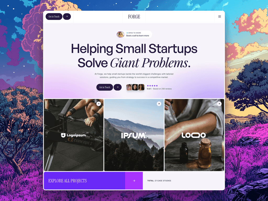 Forge Framer template