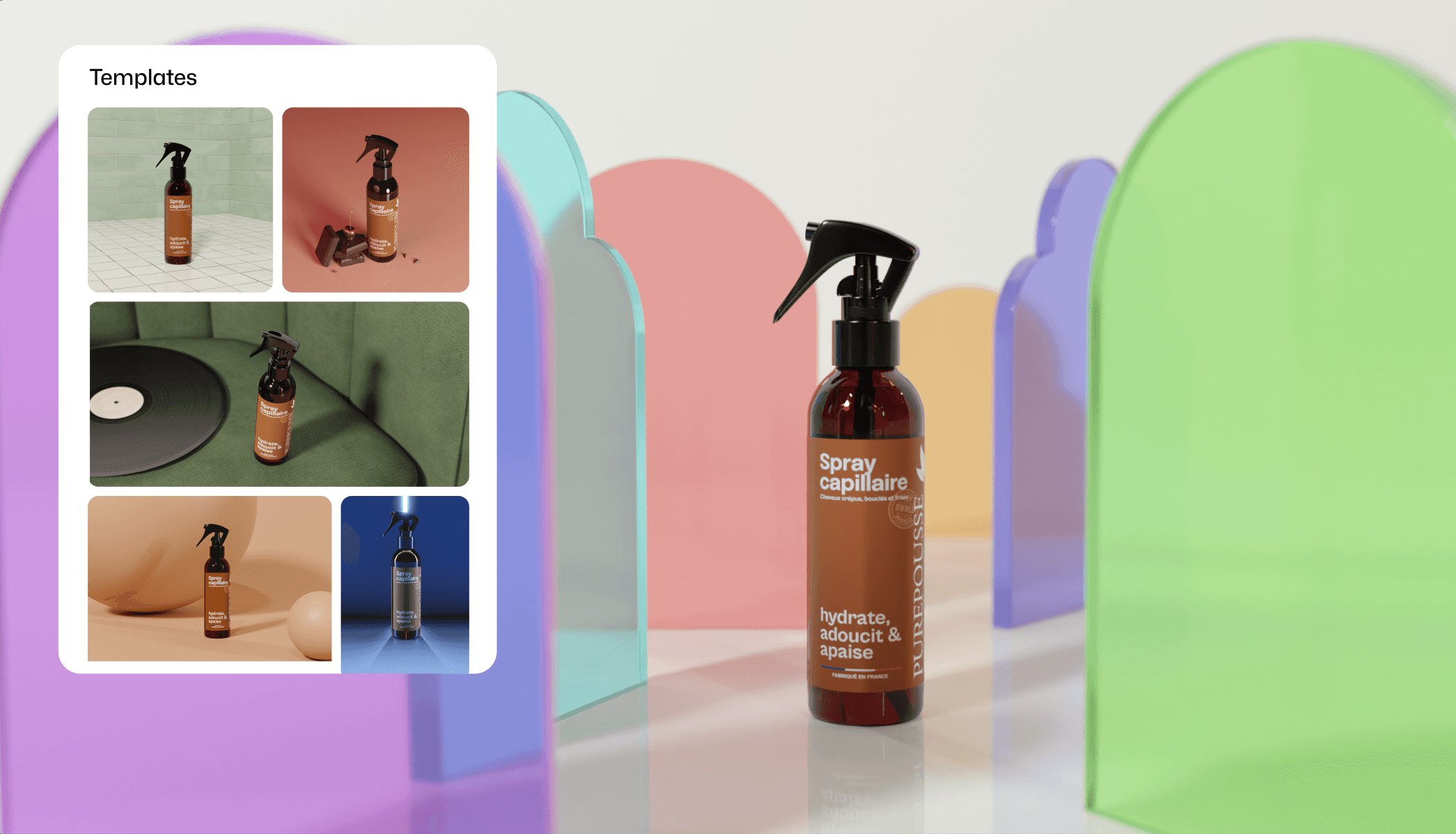 Virtual studio for product visuals