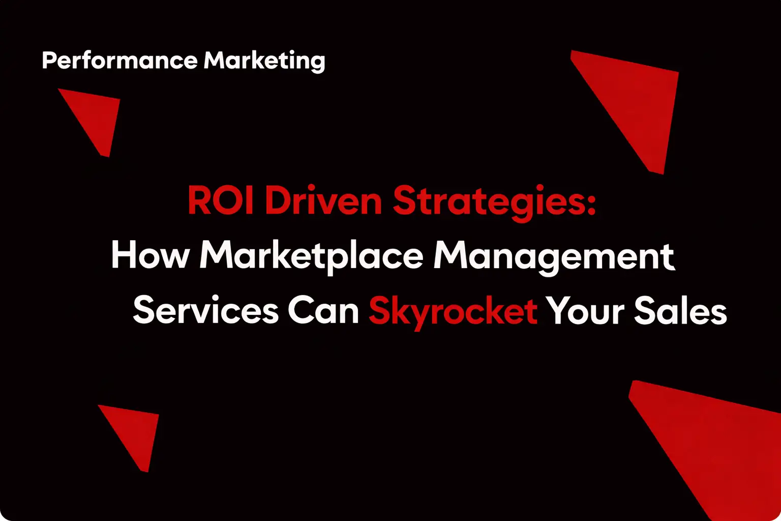 Marketplace Management Services