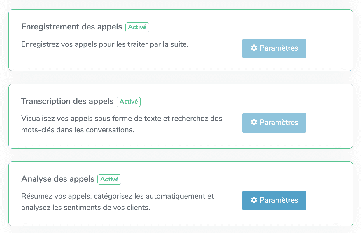 Finalisation de l'activation