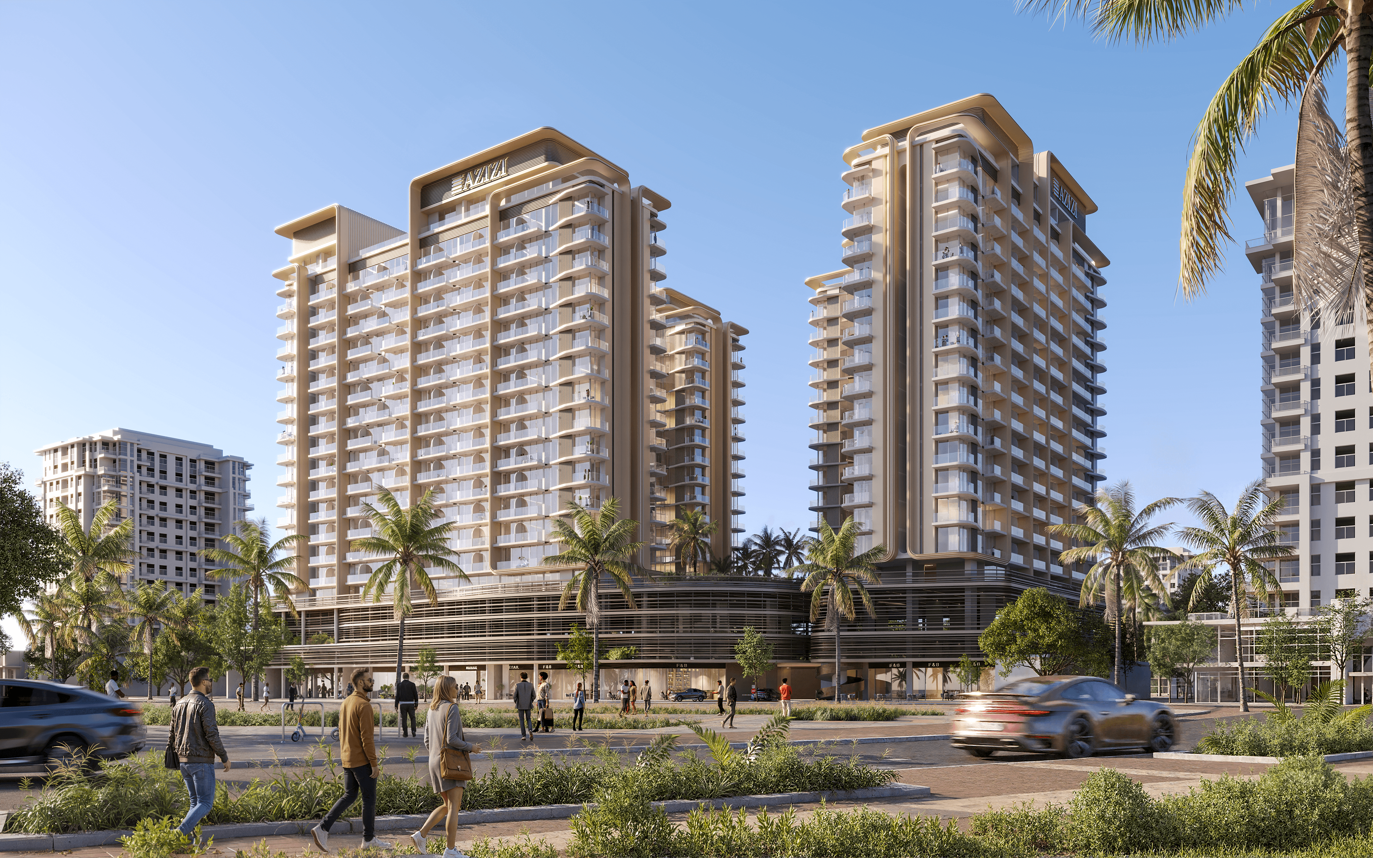 Azizi Jaddaf Beach Oasis Tower