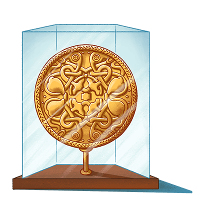 An illustration of Imperfect Norse Ornament Piece