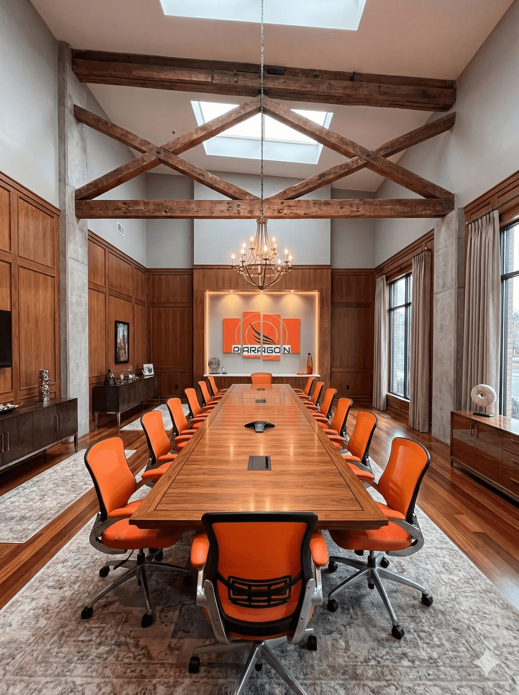 selective focus photography of people sits in front of table inside room