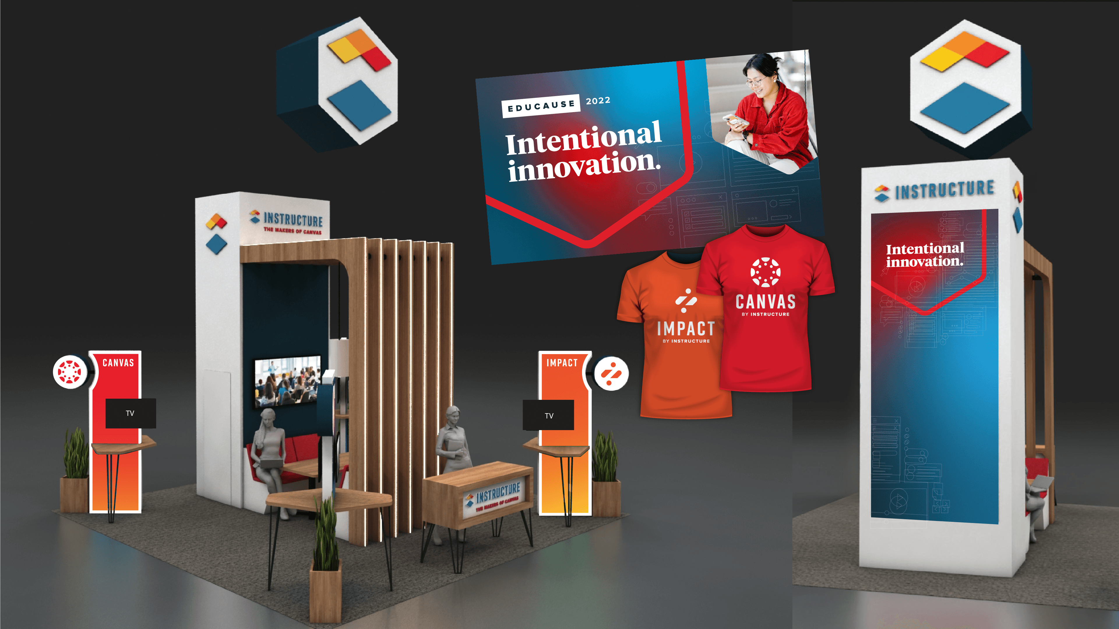Instructure TradeShow Booth