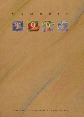 CORFO, Memoria anual 1994, 1995