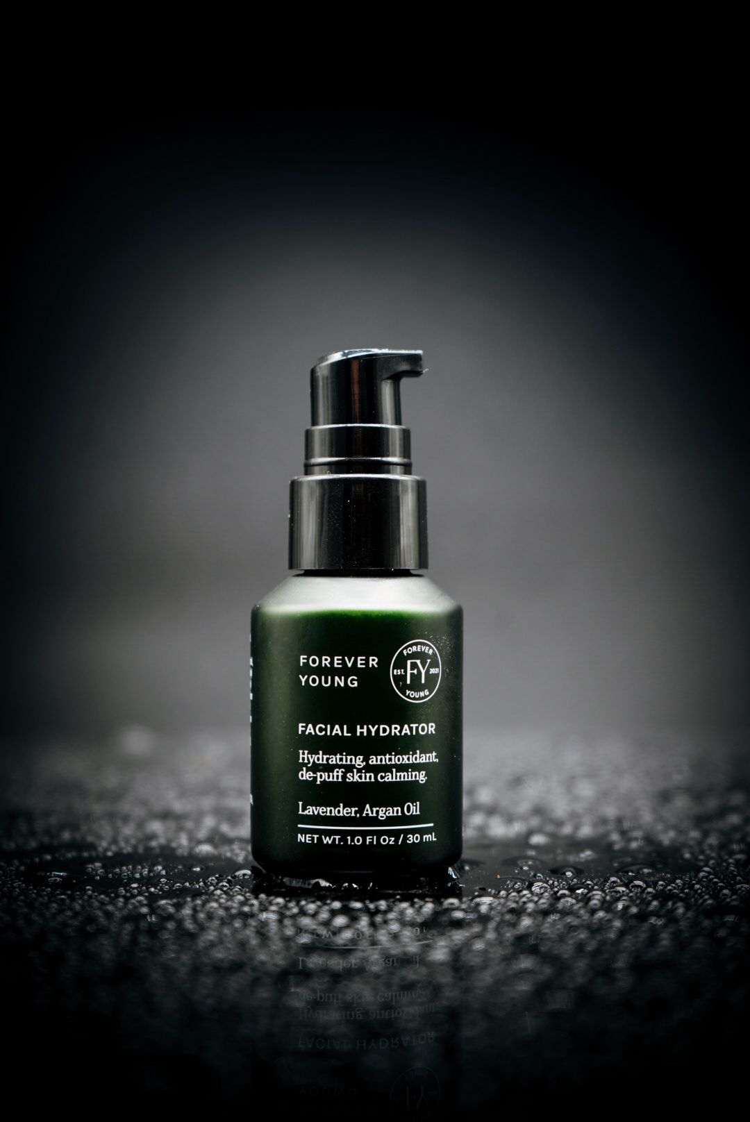 SFY Labs+ Forever Young Hydrator — lightweight daily moisturizer for men that restores hydration and strengthens the skin barrier.