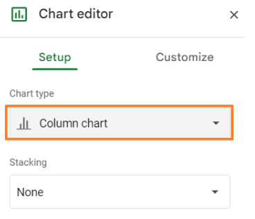 Choose Chart Type