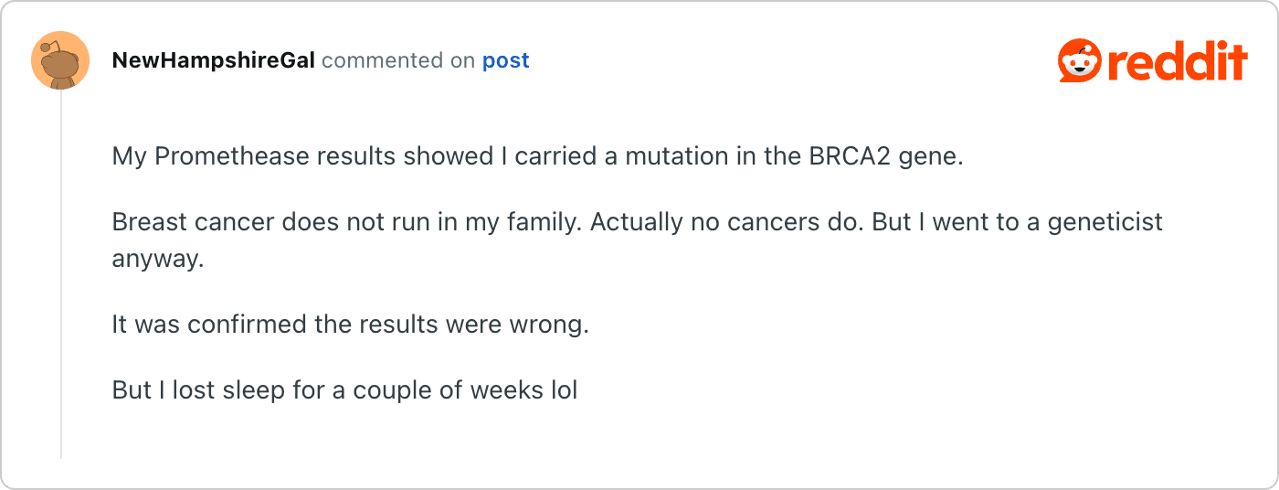 Post on Reddit