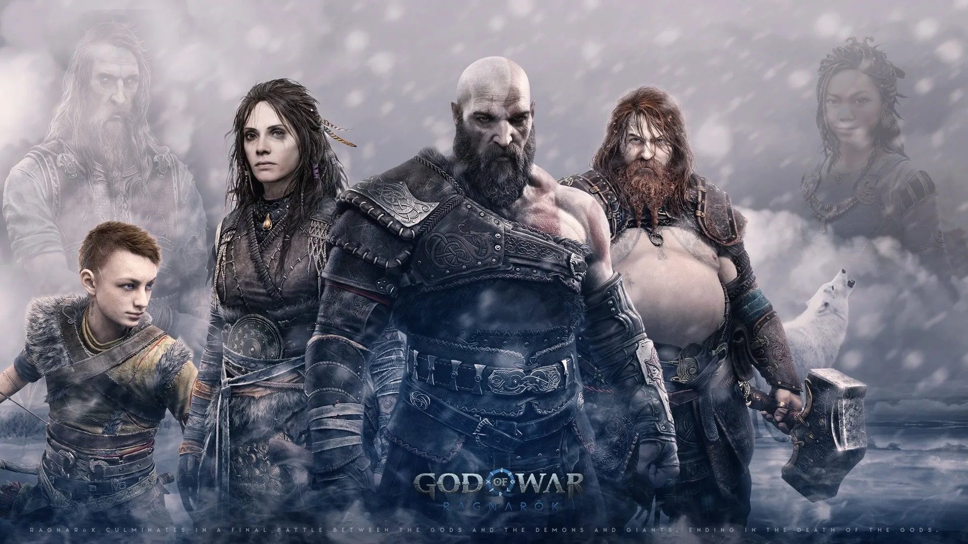 Kratos and Atreus Return This November in God of War Ragnarök artwork