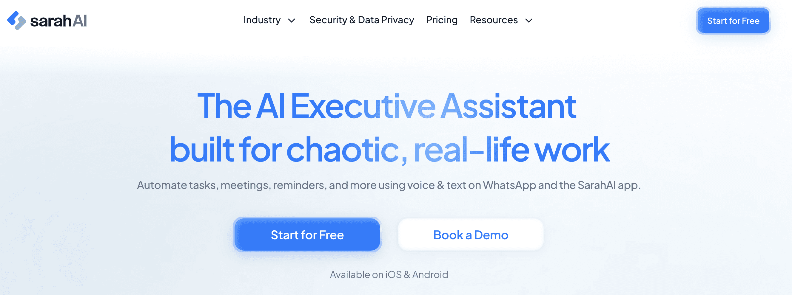 Sarah.ai AI Assistant