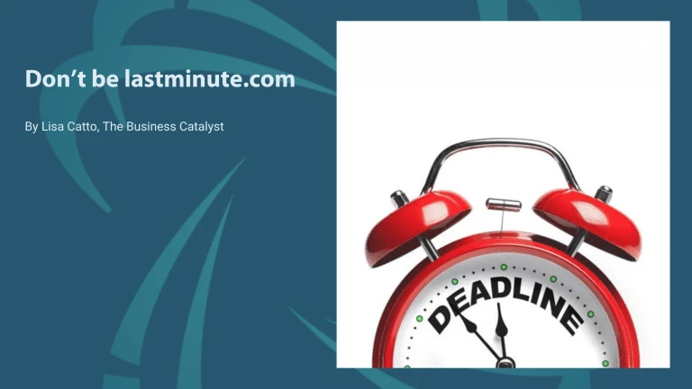 Don't be lastminute.com