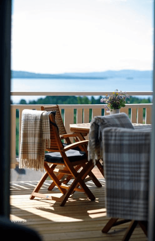 Wedding flowers resting on chair