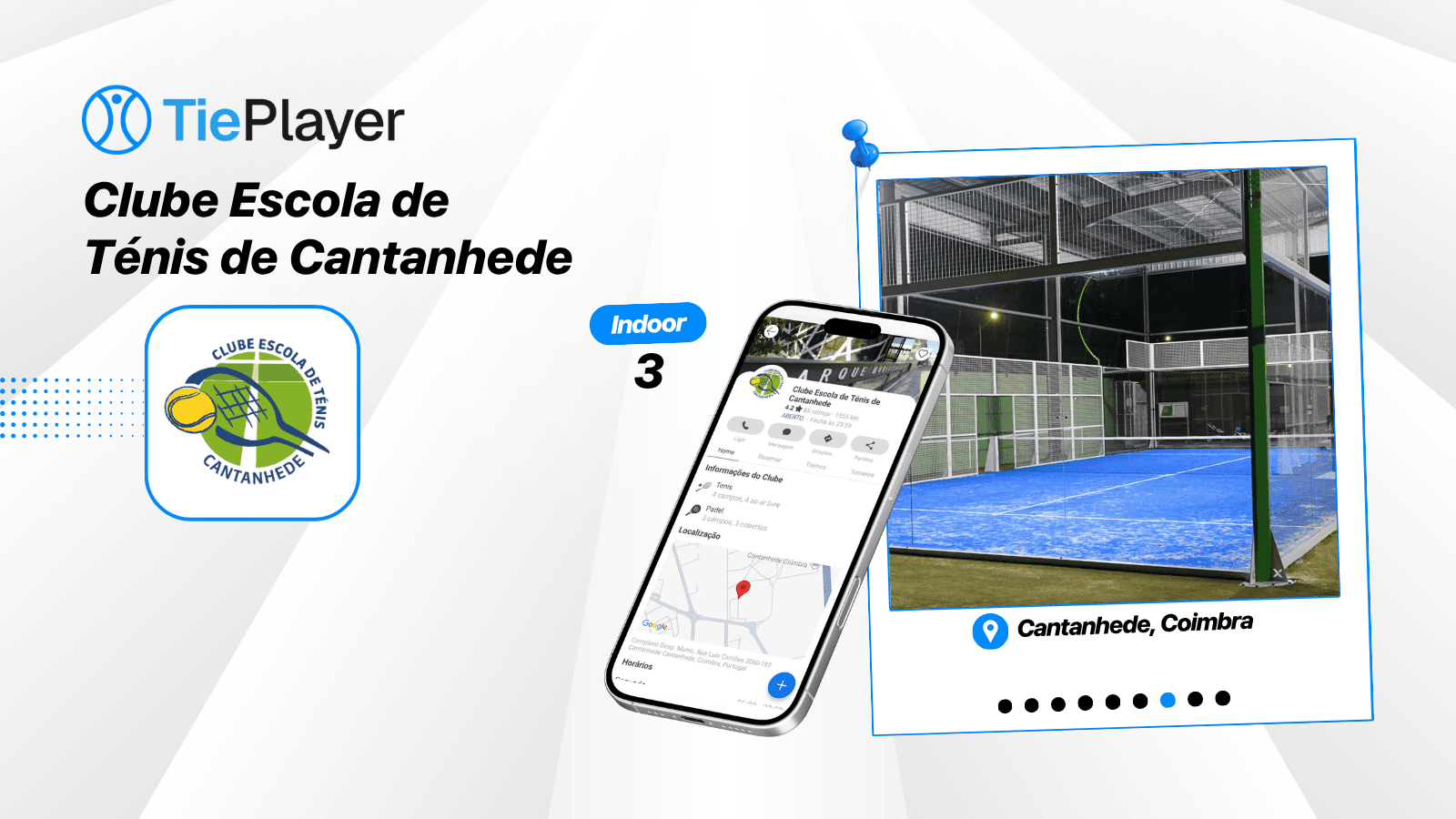 Book a padel court at Clube Escola de Ténis de Cantanhede