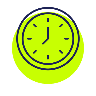 Icon of a clock