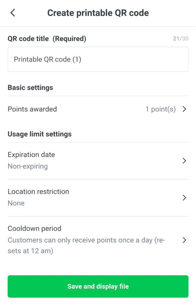 สร้าง QR code สะสมแต้มไลน์