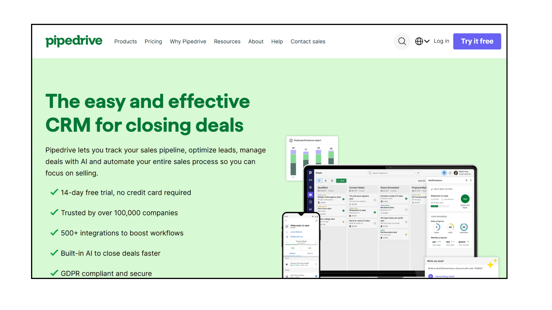 Pipedrive CRM for small agencies
