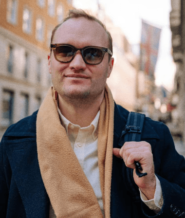 Portrait of Noah Campbell, a WildMatch user persona from the United Kingdom.